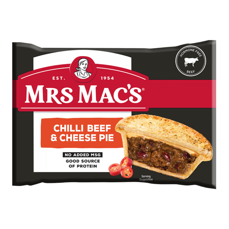 Pie Chilli Beef & Cheese 175gm - Ready to Eat Meals - Farmers Box.