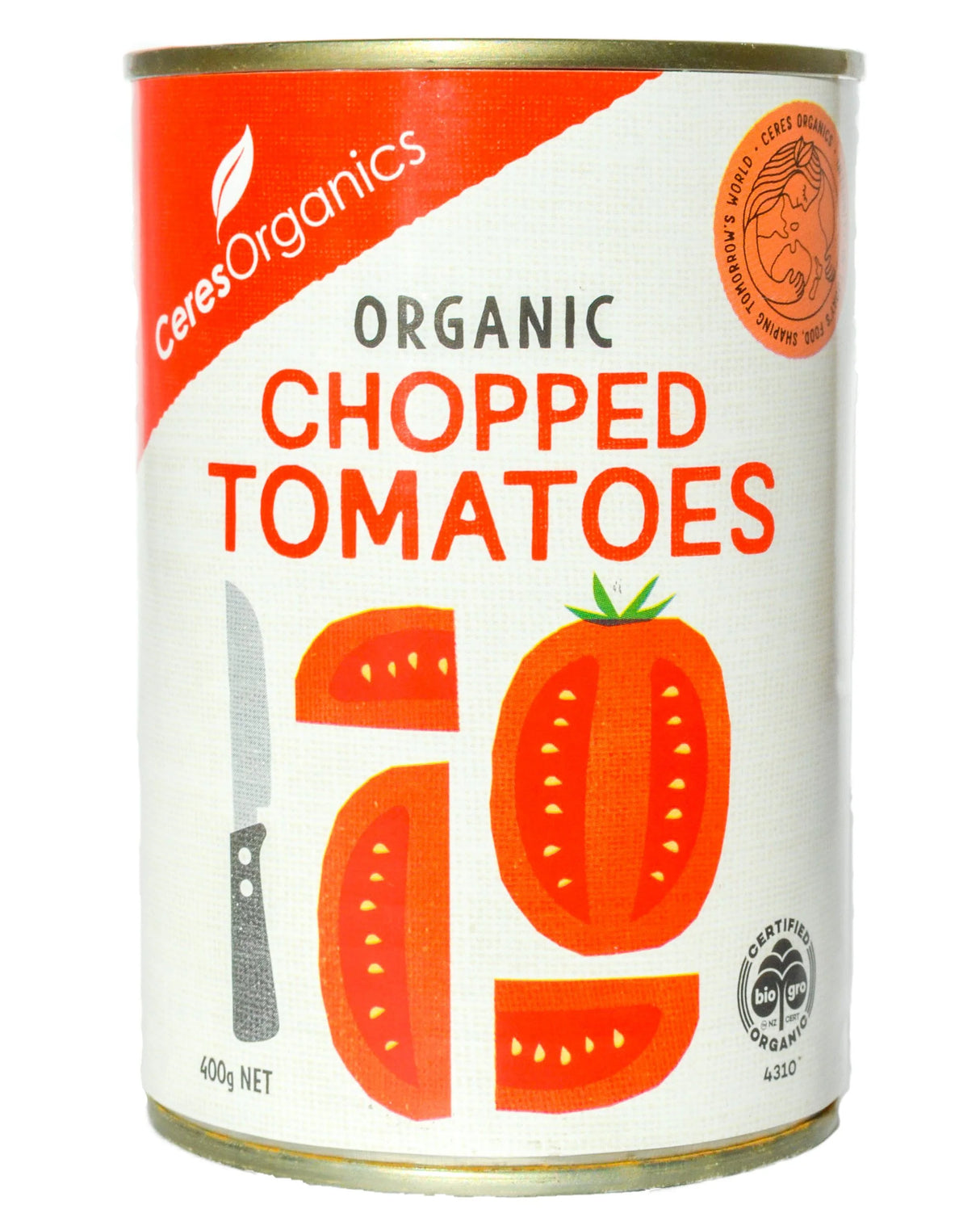 CERES ORGANICS CHOPPED TOMATO - Canned Food - Farmers Box.