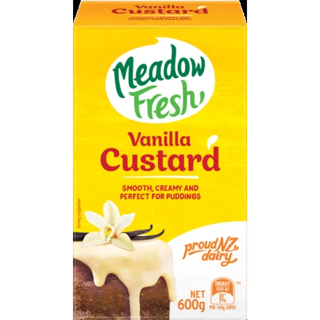 Meadow Fresh Custard Vanilla 600G