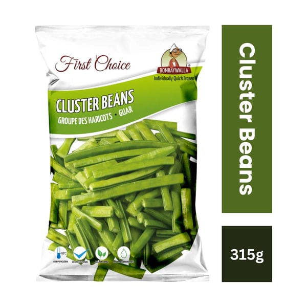 Bombaywalla Frozen Guar Cluster Beans 1kg - Frozen Fruits & Veggies - Farmers Box.