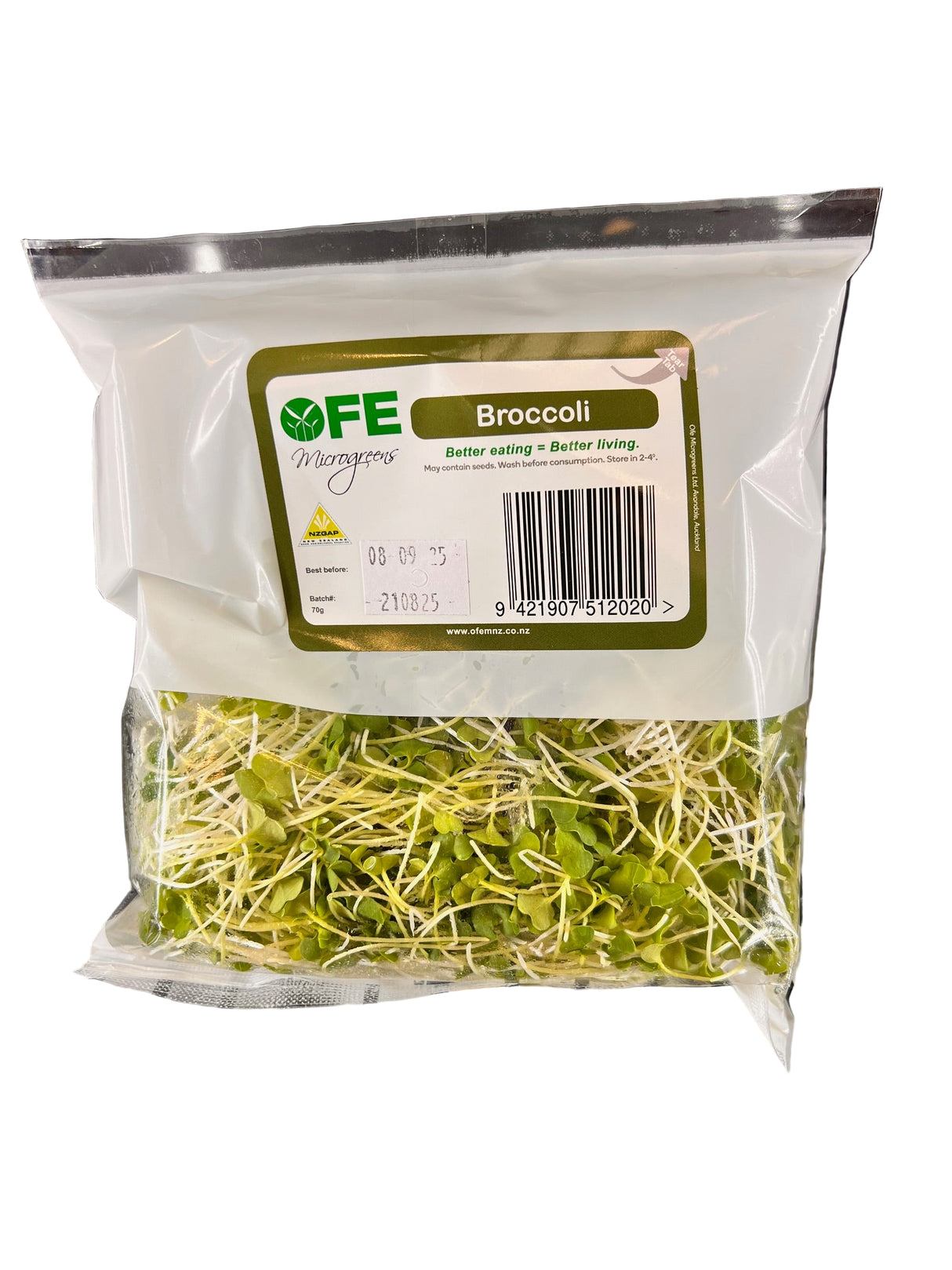 MICROGREEN BROCCOLI 70 GM (NZGAP CERTIFIED)