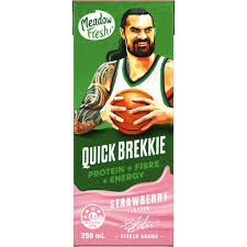 Meadow Fresh UHT Milk Quick Brekkie Strawberry 250ml