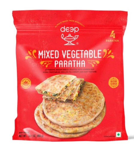 Frozen Mix Vegetable Paratha 400g (Deep)