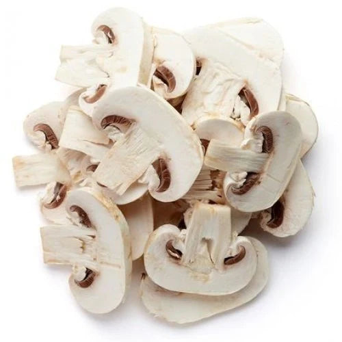 SLICED MUSHROOM WHITE BUTTON 1KG