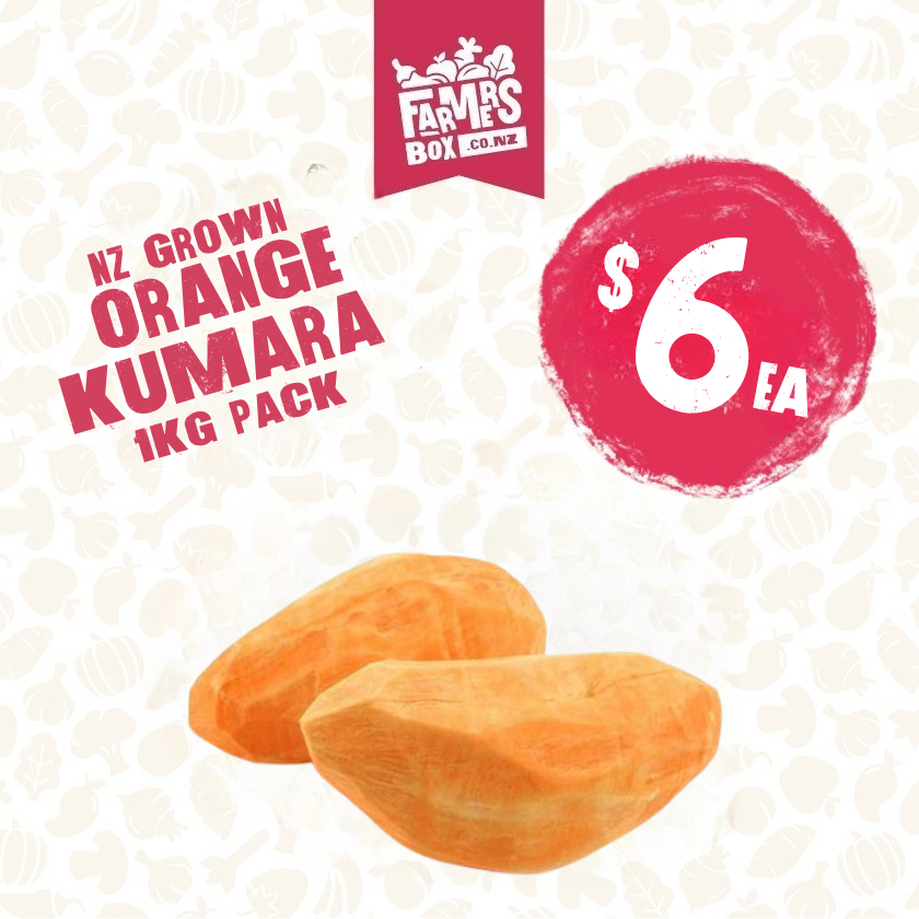 KUMARA ORANGE PEELED 1KG