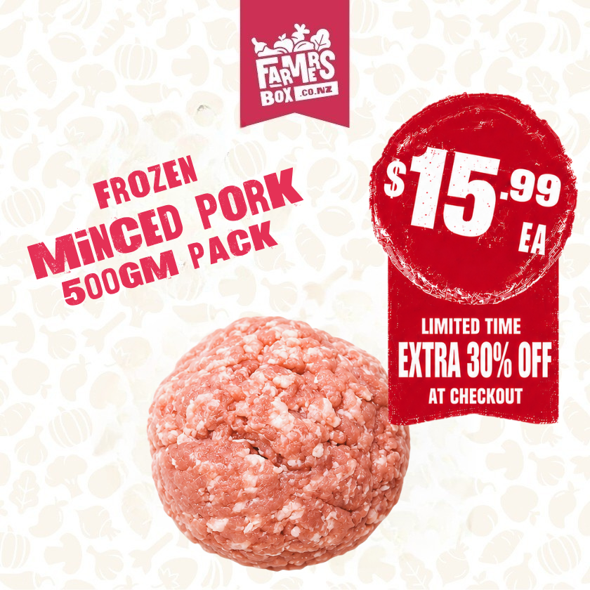 FROZEN MINCED PORK 500GM PACK
