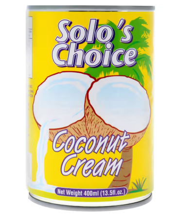 SOLO'S CHOICE COCONUT CREAM 400ML