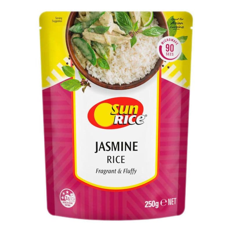 SUNRICE JASMINE RICE 250 GM - Breakfast & Cereals - Farmers Box.