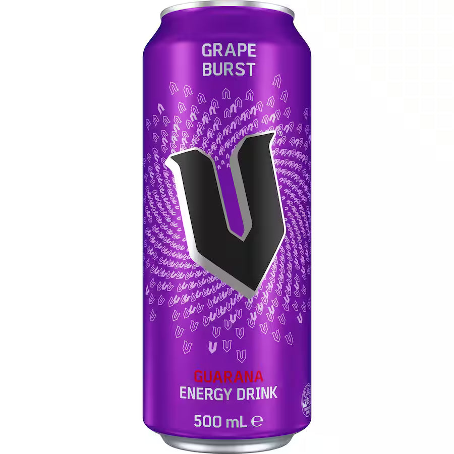 V Grape Brust Energy Can 500ml - - Farmers Box.