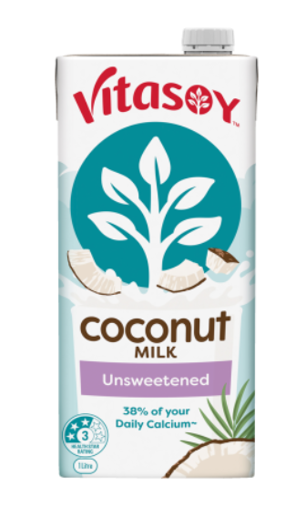 Vitasoy Unsweetened Coconut Milk 1L