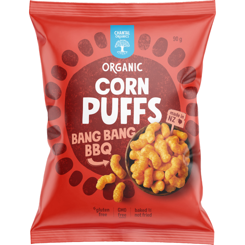 Organic Corn Puffs - 90 Grams
