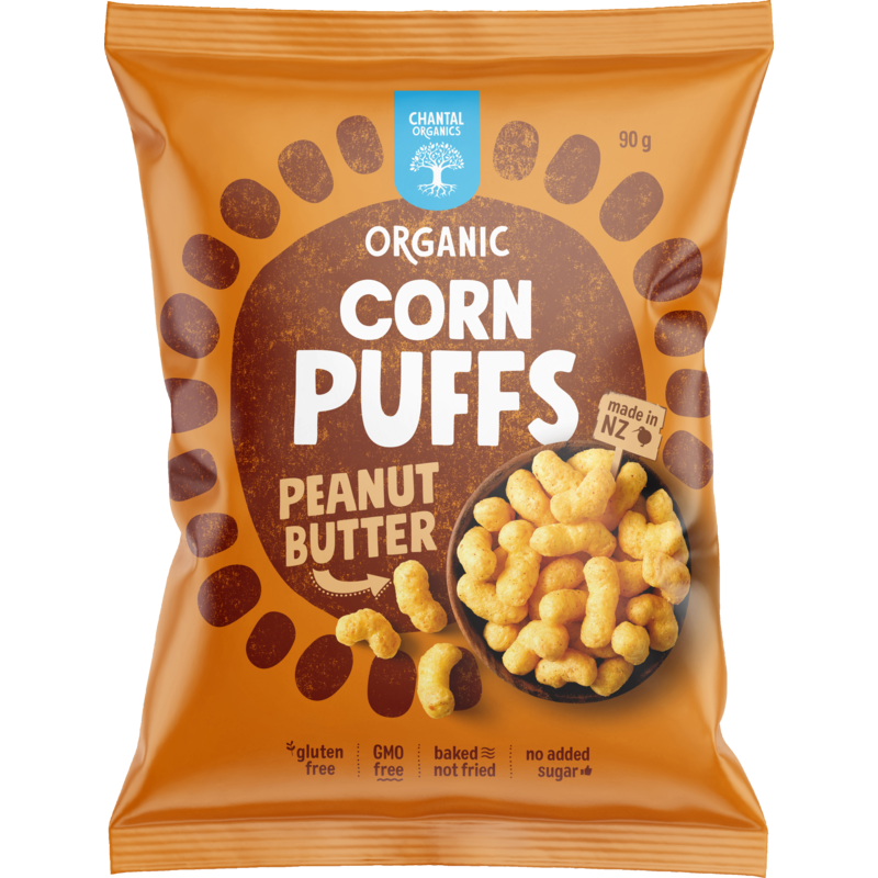 Organic Corn Puffs - 90 Grams