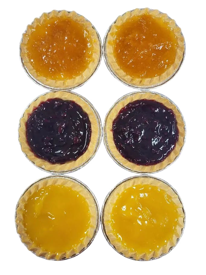 6 Pack Mini Mix Fruit Tarts