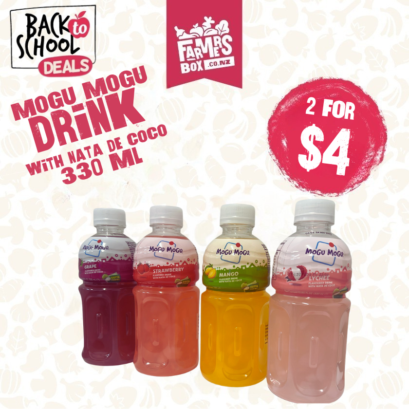 MOGU MOGU FLAVOURED DRINK WITH NATA DE COCO - 320ML