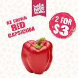 CAPSICUM RED EACH (Whero Kaupapa)