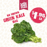 KALE CURLY GREEN BAG (kare mingimingi kakariki)