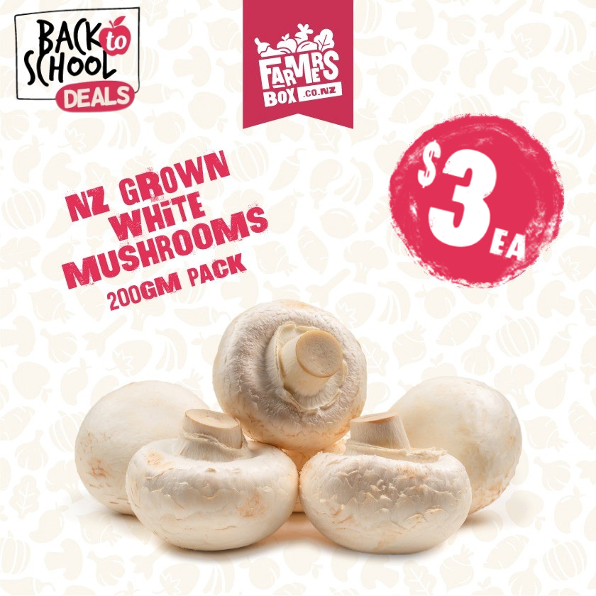 200 GMS MUSHROOMS WHITE BUTTON