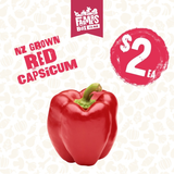 CAPSICUM RED EACH (Whero Kaupapa)