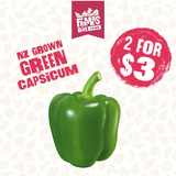 CAPSICUM GREEN EACH (Kaupapa Kakari)