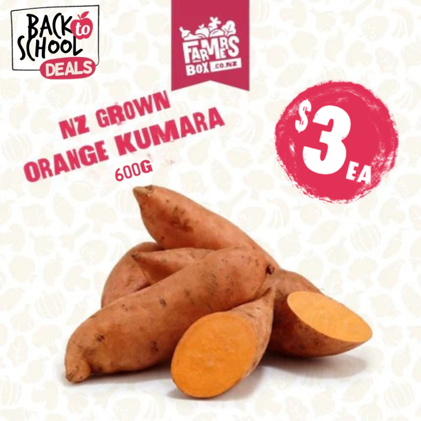 KUMARA ORANGE 600G BAG (Kumara Karaka)