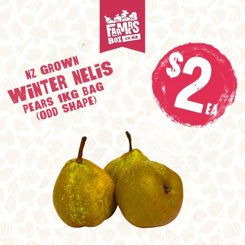 PEARS WINTER NELIS 1KG BAG (ODD SHAPE)