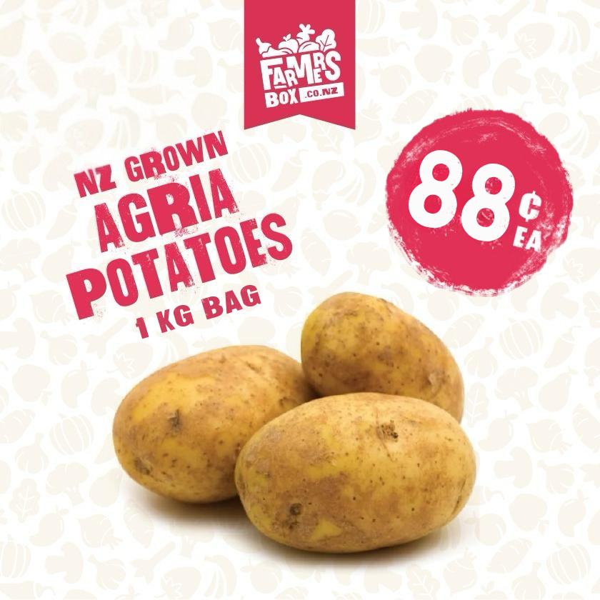 POTATOES AGRIA 1KG BAG ( Rīwai Agria)