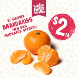 MANDARIN NZ GROWN 2KG BAG (RICHARDS SPECIAL)