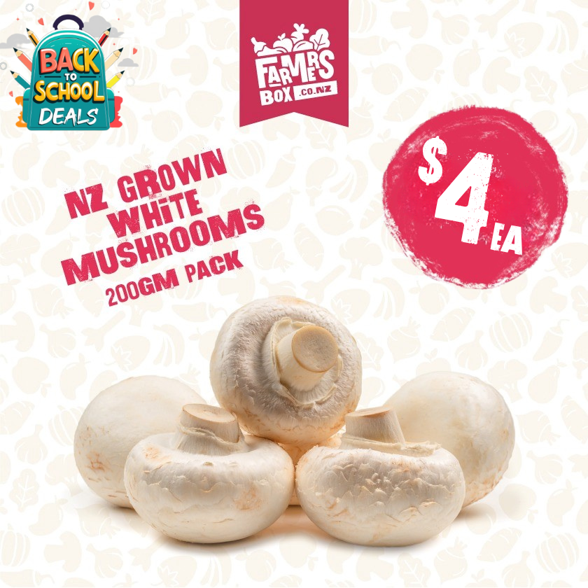 200 GMS MUSHROOMS WHITE BUTTON