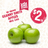 APPLES GRANNY SMITH 1KG BAG(aporo granny smith)