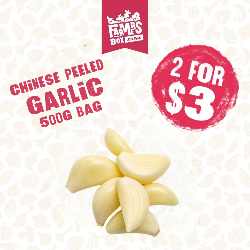 GARLIC PEELED PP 500G (Karika Tihorea)
