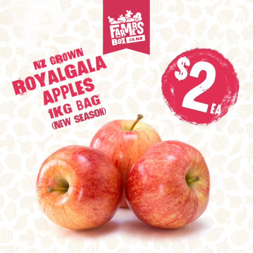 APPLES ROYAL GALA BAG 1KG (ĀPORO)