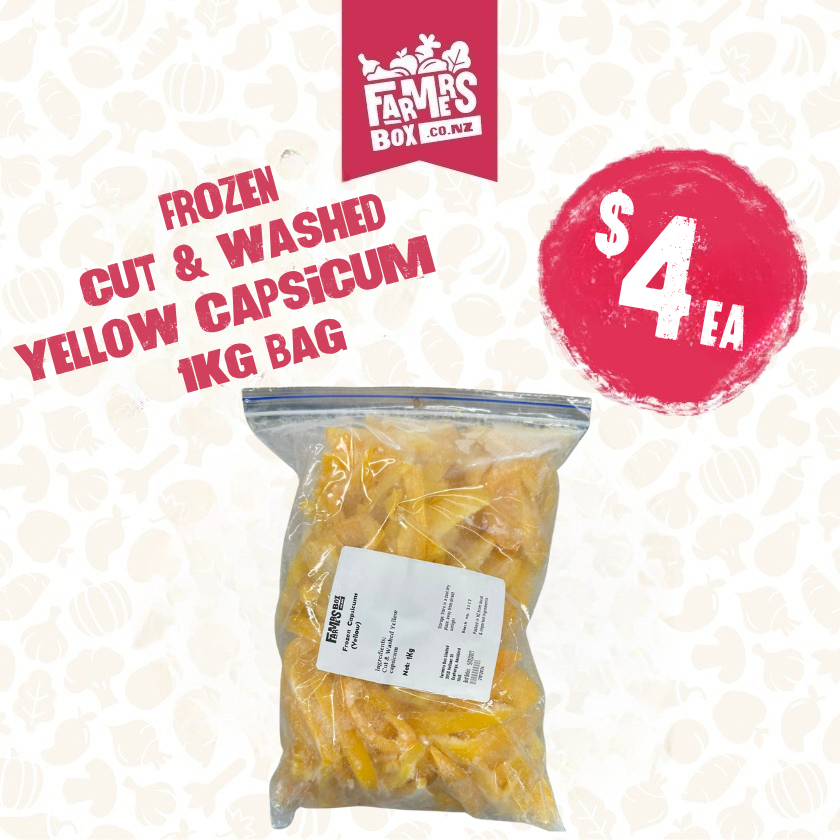 FROZEN CAPSICUM YELLOW 1 KG