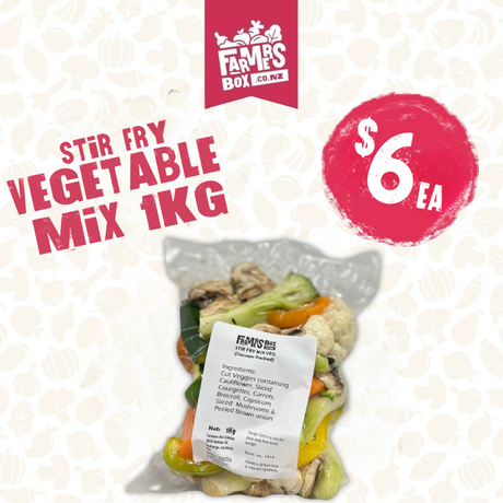 Stir Fry Vegetable Mix – 1kg Vacuum Packed - Vegetables -    Farmers Box.
