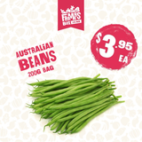 200GM BEANS GREEN ROUND BAG (Pīni a Tawhio Noa)