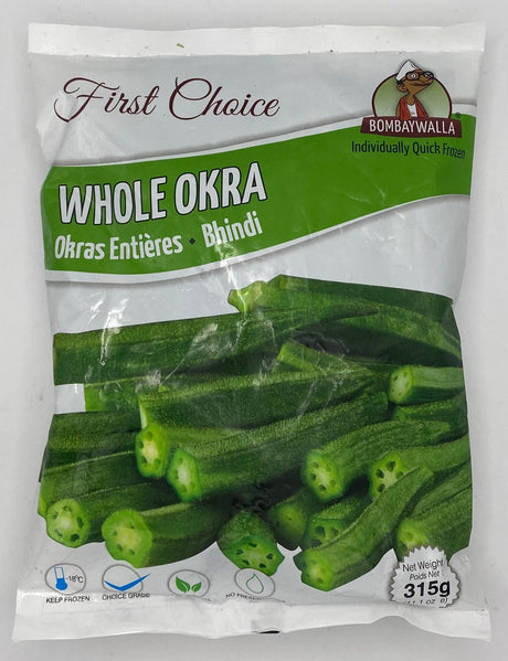 Bombaywalla Frozen Okra Whole 1Kg - Frozen Fruits & Veggies -    Farmers Box.