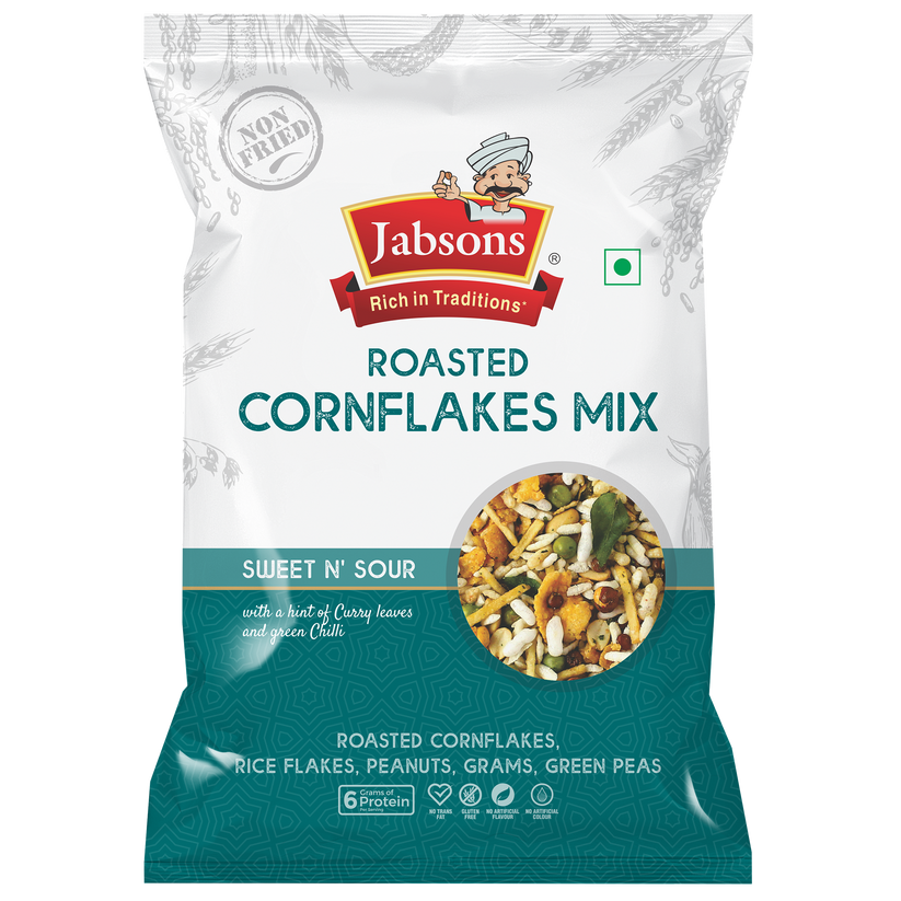 Jabsons Roasted Namkeen Cornflakes 200gm
