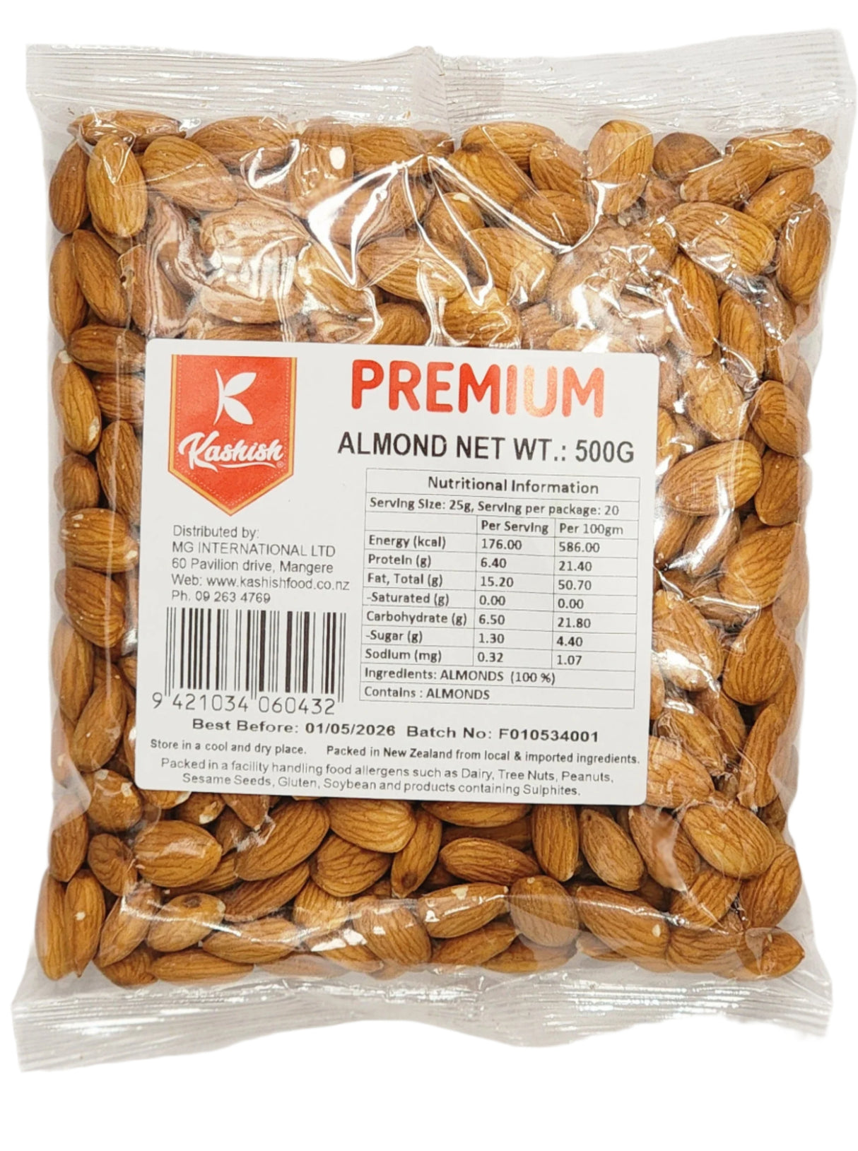 Almonds 500g - Kashish