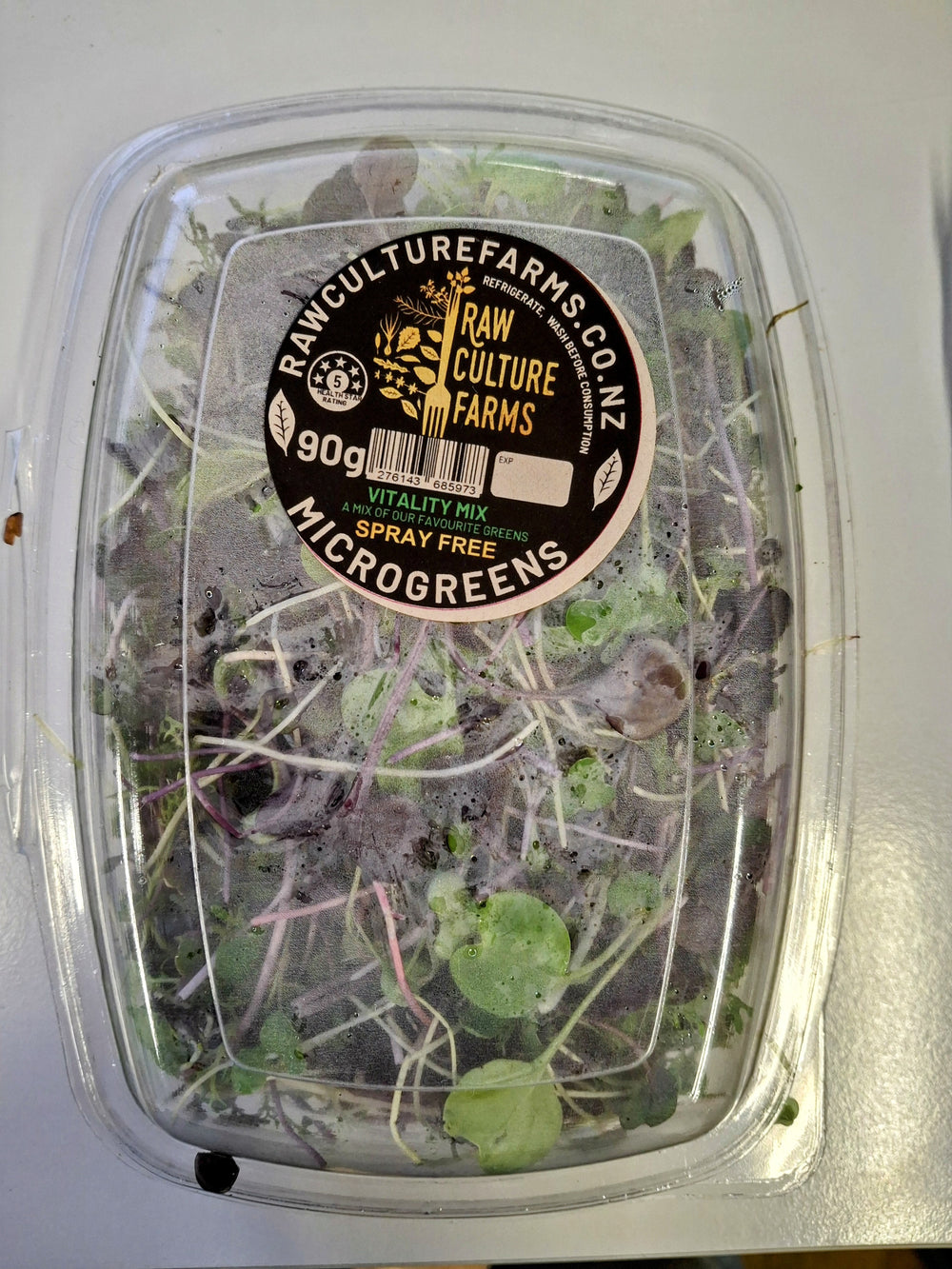 MICROGREENS VITALITY MIX 90G (SPRAY FREE)