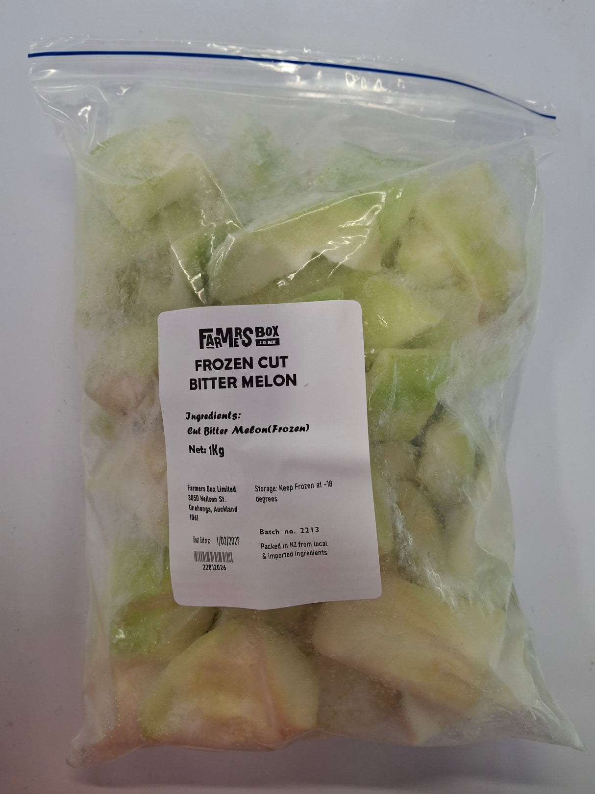 FROZEN CUT BITTER MELON 1 KG