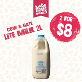 Cow & Gate Lite Milk 2L