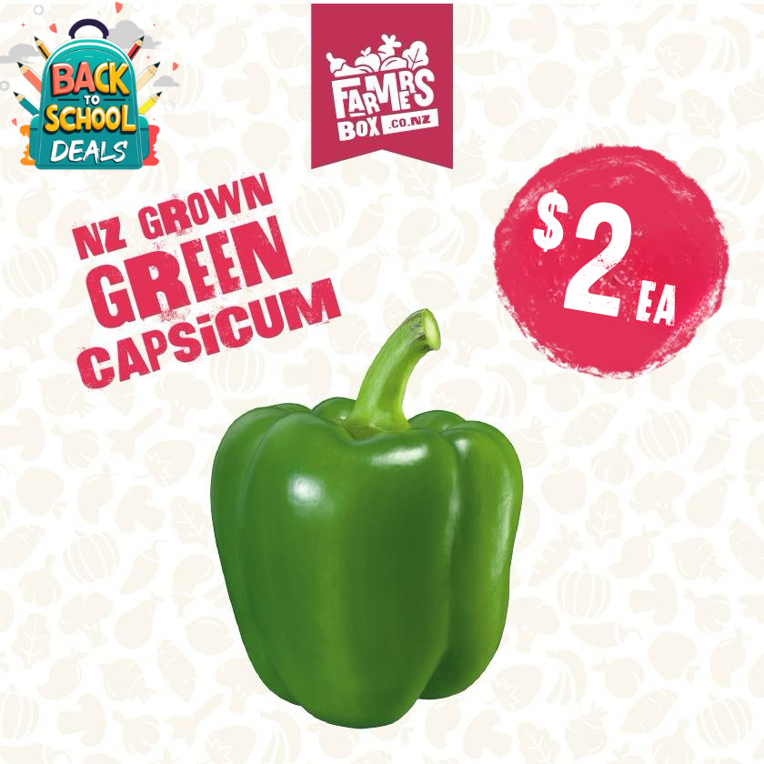 CAPSICUM GREEN EACH (Kaupapa Kakari)