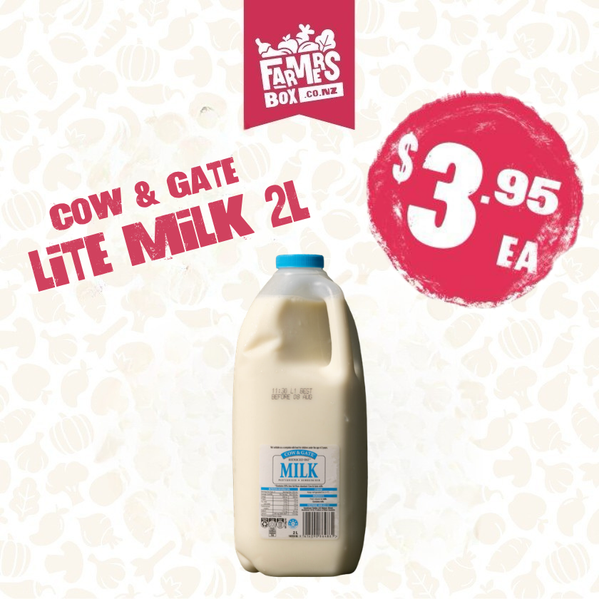 Cow & Gate Lite Milk 2L