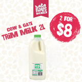 Cow & Gate Trim Milk 2L