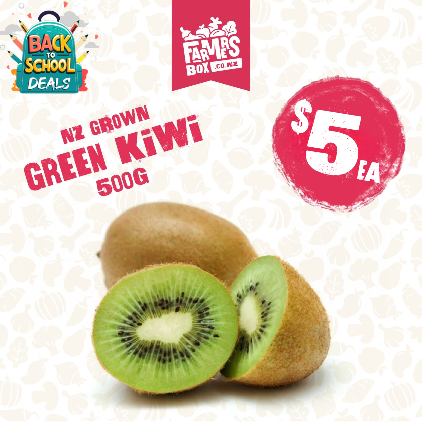 KIWIFRUIT GREEN 500GM PUNNET (Huakiwi Kākāriki)