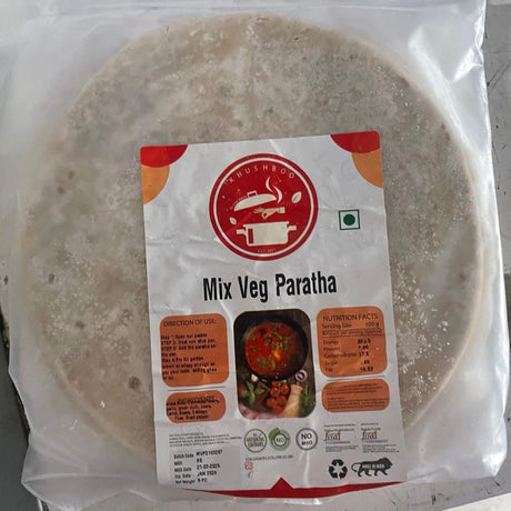 Frozen Mix Veg Paratha 100g - Frozen Breads -    Farmers Box.