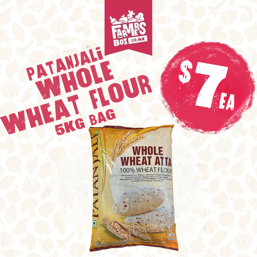 PATANJALI WHEAT FLOUR 5KG BAG