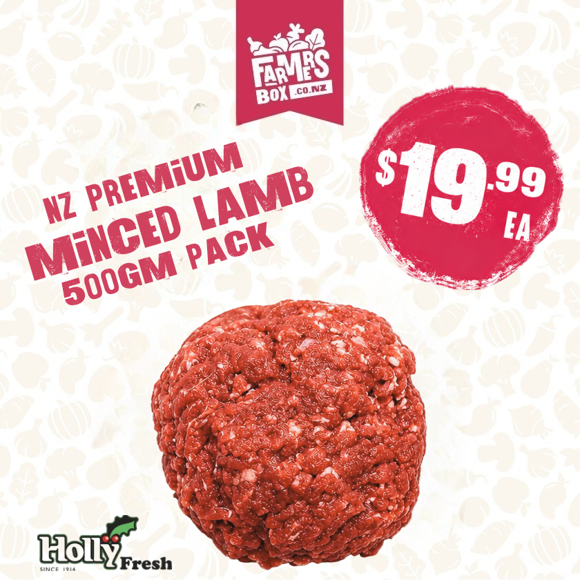 NZ Premium Minced Lamb 500gm Pack (Halal)