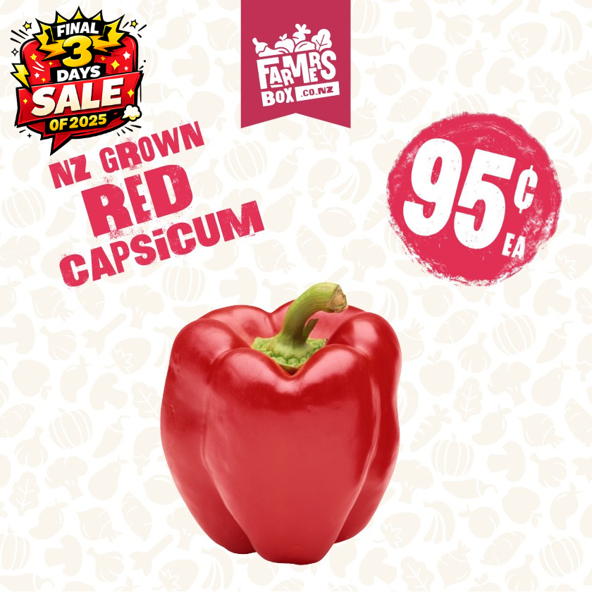 CAPSICUM RED EACH (Whero Kaupapa)