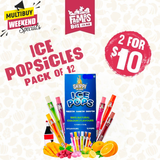 Ice Popsicles  - Pack of 12
