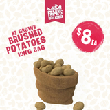 10KG BRUSHED/MULTIPURPOSE  POTATOES BAG (riwai)